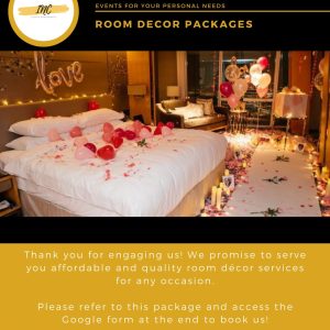 Room decor Packages fee